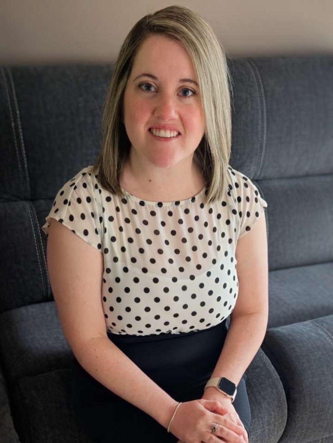 Ashley Smith, licensed professional counselor, smiling warmly